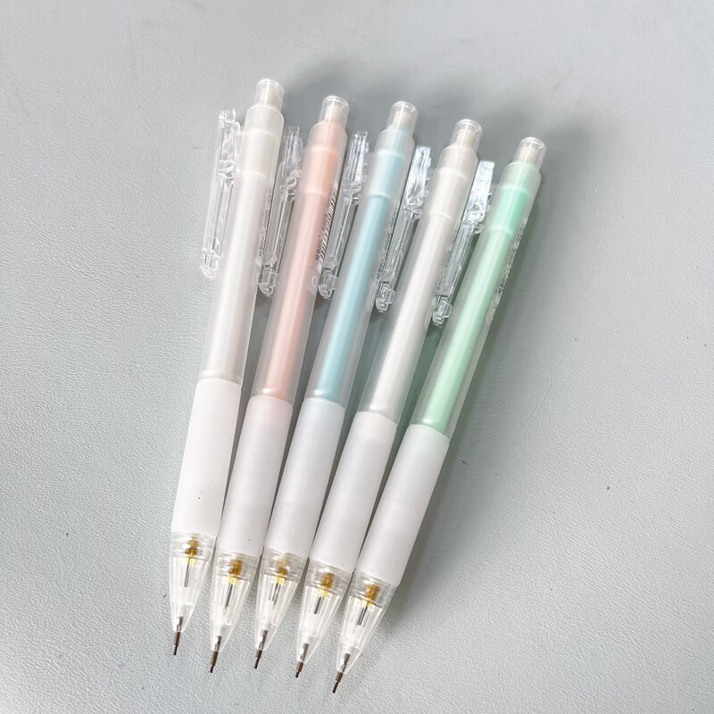 晨光自动铅笔质+ AMPT5701黑0.5 颜色随机3支高清大图