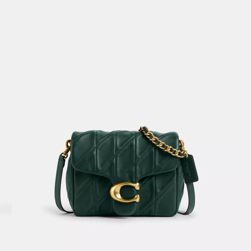 COACH蔻驰时尚复古方形女包洗水绗缝设计舒适百搭出行佳品