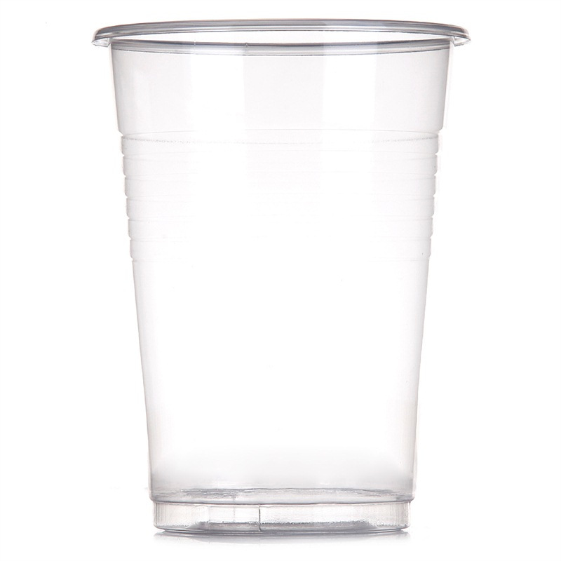 一次性杯子塑料杯 加厚240ml中号100只装