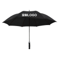 翌嘉 YJ5081609 全纤维双层雨伞 可定制logo可印图案 外黑内黑 伞直径135cm 10把起订