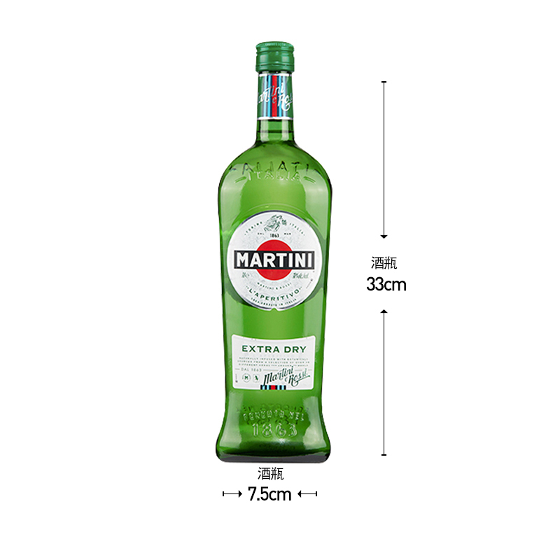 宝树行马天尼干威末酒配制酒1000ml意大利原装进口洋酒