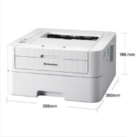 联想 (Lenovo) 黑白 A4激光打印机 LJ2400 pro鼓粉分离 商务办公