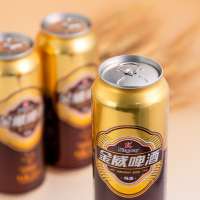 雪花啤酒(Snowbeer)金威纯酿8度500ml*24听 大规格实惠装