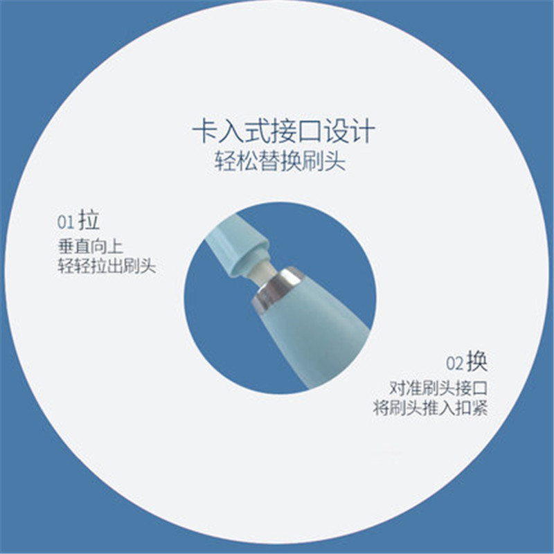 [6只装]原装替换刷头,请务必备注牙刷的档位和颜色 否则无法发货高清大图