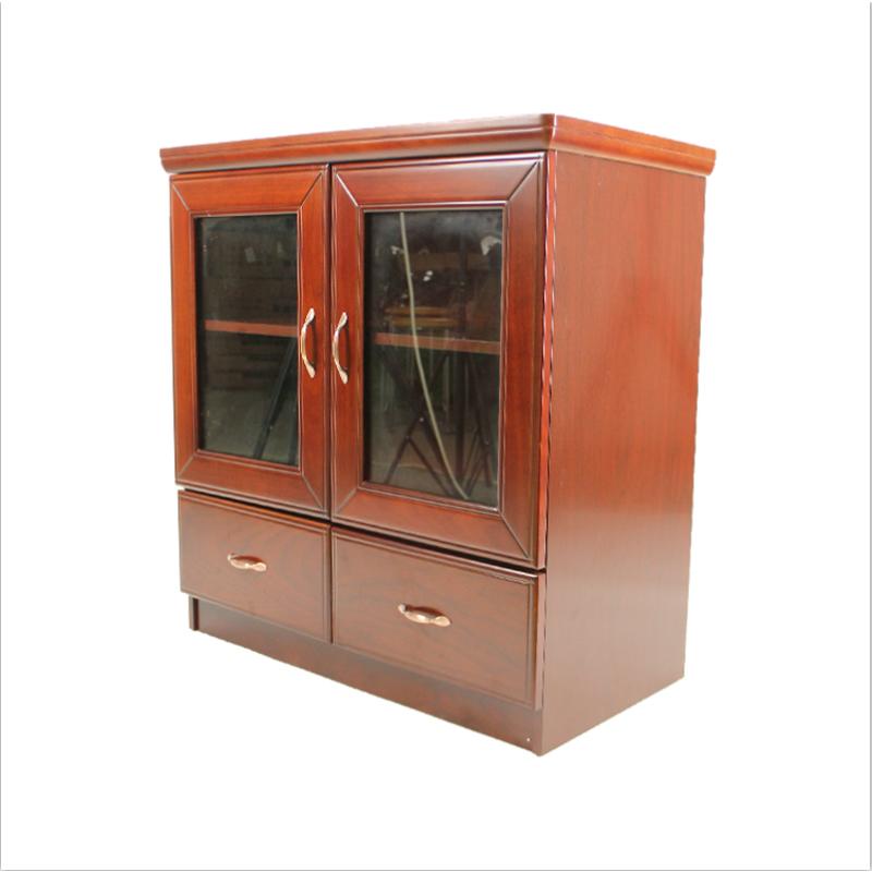 万保现代中式油漆办公柜办公矮柜油漆茶水柜