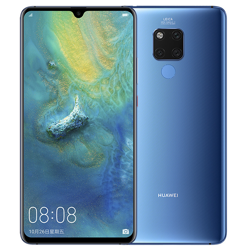 苏宁二手9新华为huaweimate20x宝石蓝6128gb全面屏全网通4g二手手机