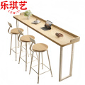 乐琪艺 实木吧 台桌 一桌三椅 套