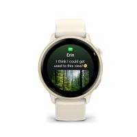 Garmin儿童手表Vivoactive 6运动手表长续航心率监测多模式训练防水表带 LUNAR_GOLD_WITH_BONE_BAND