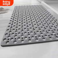 栎捷时(LIVING EDGE)LEFHDD-01 大江浴室淋浴卫生间防滑防摔地垫 75*43cm( 单位:个)灰色