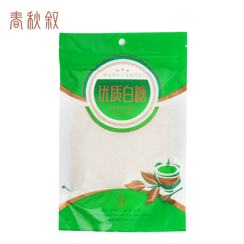 春秋叙 优质白糖 500g/袋高清大图