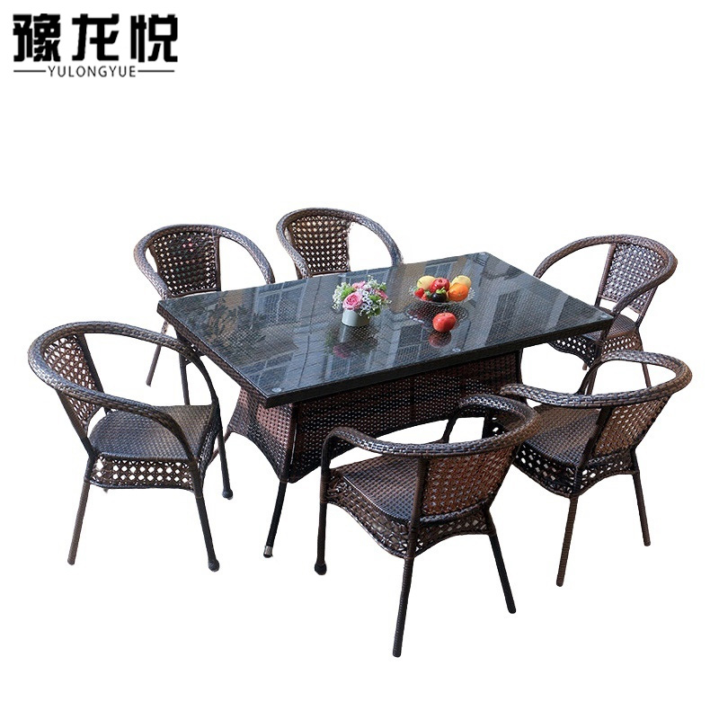 豫龙悦户外桌椅组合高清大图