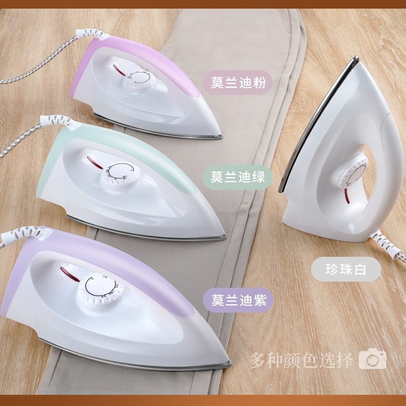 家用老式干烫电熨斗不加水熨斗烫钻烫画DIY手工电烫斗电运斗_178紫色不锈钢底板