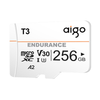 爱国者（aigo）T3手机内存卡256G TF卡行车记录仪高速储存卡监控摄像头内存专用Micro sd卡