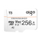 爱国者（aigo）T3手机内存卡256G TF卡行车记录仪高速储存卡监控摄像头内存专用Micro sd卡