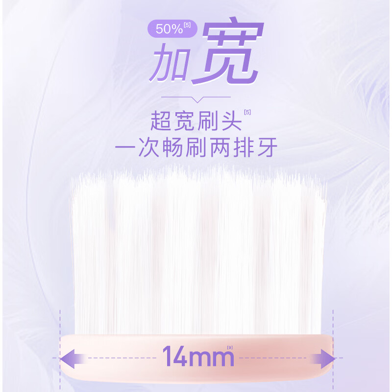 舒客(Saky)肖战同款万毛护龈成人女士牙刷2支装(颜色随机)高清大图