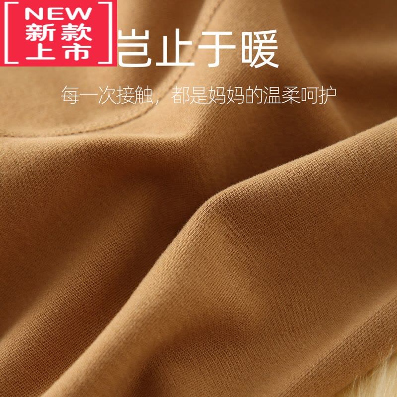 可莉允德绒儿童内穿保暖裤男童女童加绒秋裤加厚热能裤宝宝冬季棉裤绒裤图片