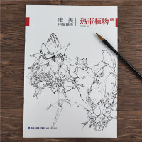 [醉染正版]唯描精选 热带植物4 刘秋阳绘 中国画白描技法技巧当代画家唯美作品临摹参考指导书专业美术欣赏绘画入门零基础初