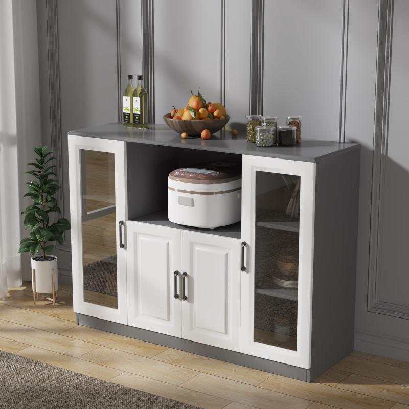 欧式餐边柜家用闪电客现代简约置物柜子客厅靠墙酒柜