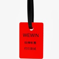 伟文(wewin) GB45-60RD-250 红色/软面/抗撕裂 不干胶标签