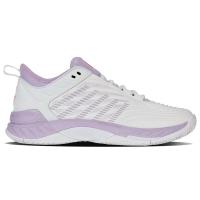 K-SWISS女网球鞋轻量透气高弹缓震防滑耐磨舒适运动鞋 WHITE/ORCHID_PETAL/NEON_BLAZE 37.5