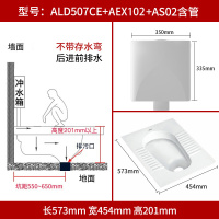 ARROW箭牌卫浴蹲便器ALD507C蹲坑水箱套装蹲厕便池防臭大便器
