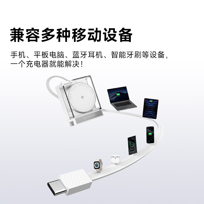 闪极 S4唱片 充电器64W