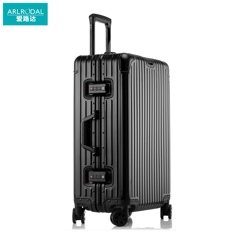 爱路达 全铝镁合金拉杆箱20寸行李箱 铝板箱体AD27/个高清大图