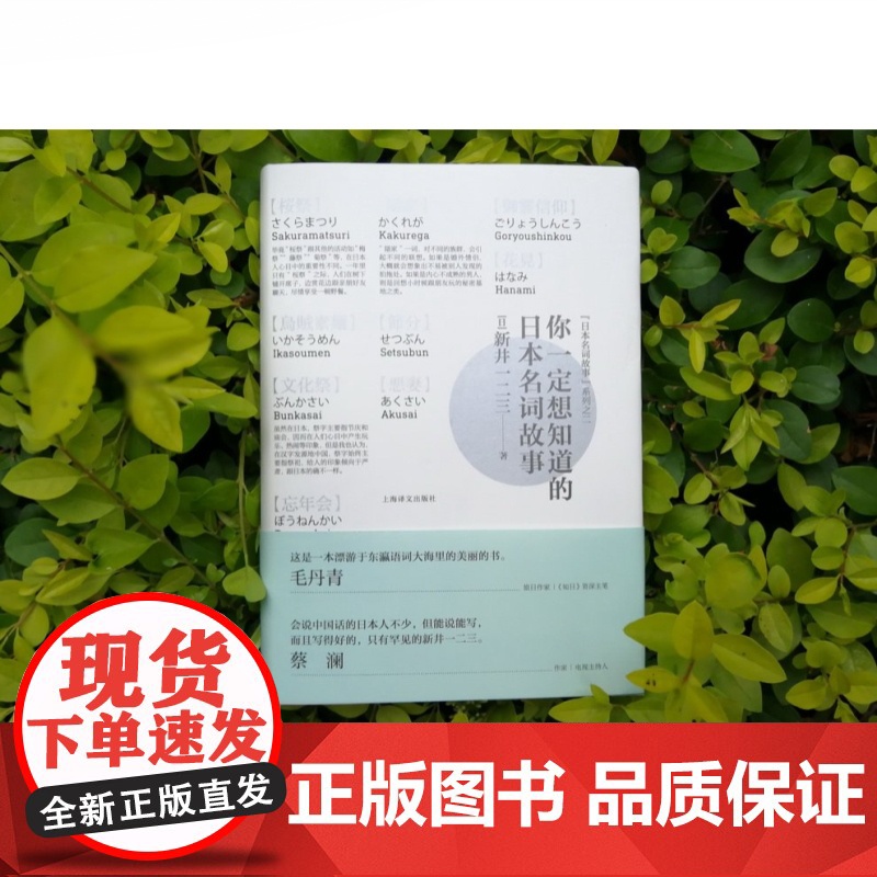 你一定想知道的日本名词故事 新井一二三著 精装 日本文化 民间文学故事 正版图书籍 上海译文出版社 世纪出版高清大图