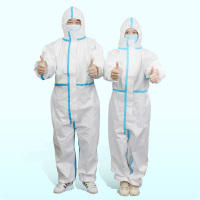 (医用防护服1套+脚套1双+眼罩1个)防疫医用灭菌防护服一次性医护人员医疗连体全身式坐飞机隔离衣服