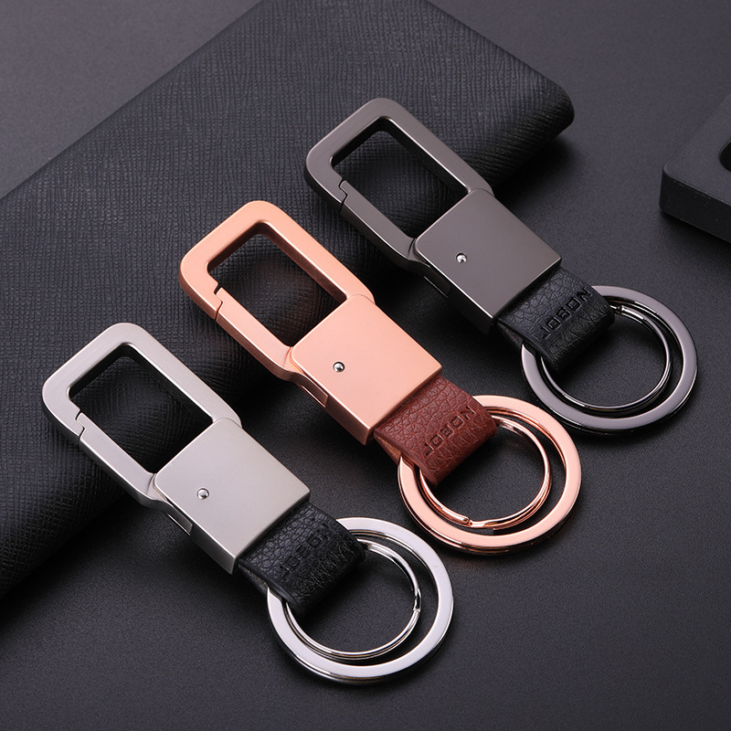 jobon中邦钥匙扣男士简约金属腰挂汽车钥匙扣链挂件汽车钥匙扣zb111