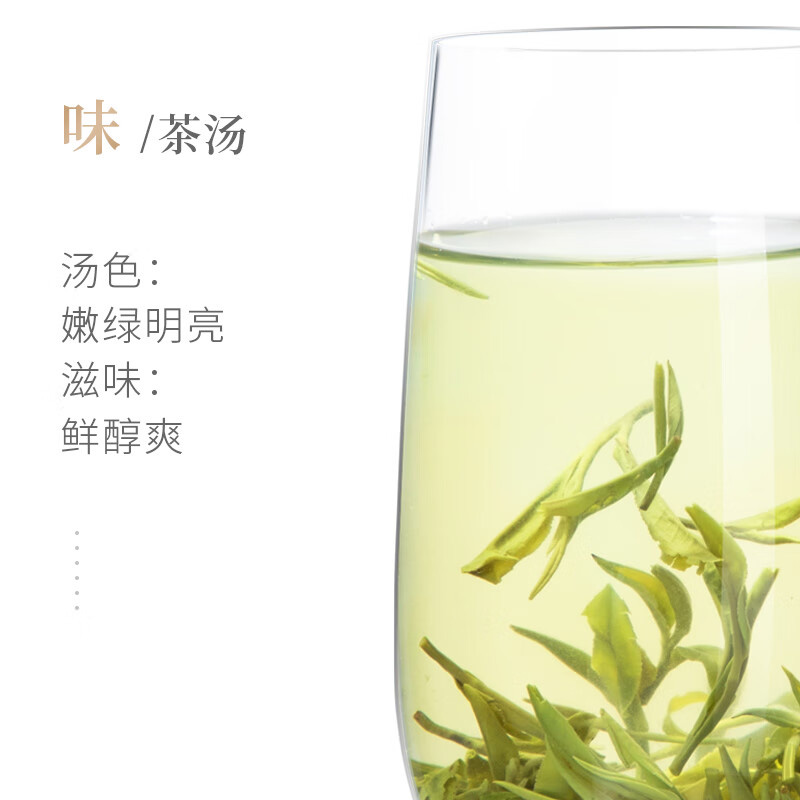 谢裕大绿茶雨前特级烘青绿茶黄山毛峰匠心1000绿茶100g高清大图