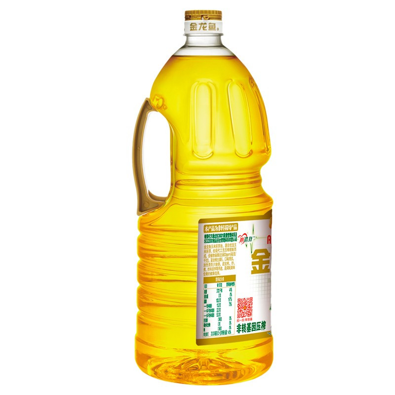 金龙鱼食用油非转基因玉米油 1.8L*2