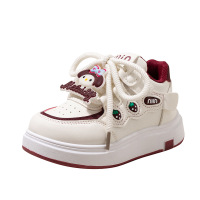 女童板鞋春秋新款运动休闲鞋学生校园小白鞋中大童鞋低帮儿童_195 32-37码一手请拍六双 红色