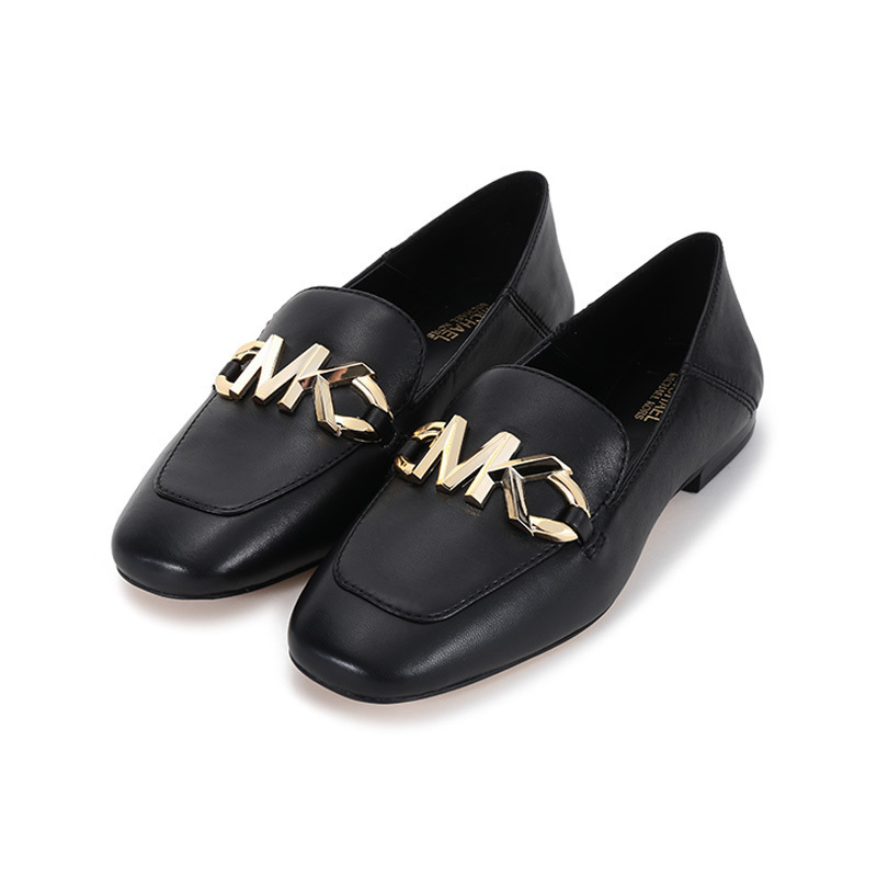 迈克·科尔斯 michael kors mk女鞋 皮革可踩脚平底鞋单鞋乐福鞋40t1i