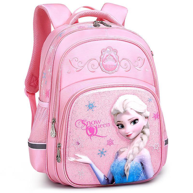 迪士尼书包女小学生一年级二三四轻便大容量女孩艾莎公主儿童背包