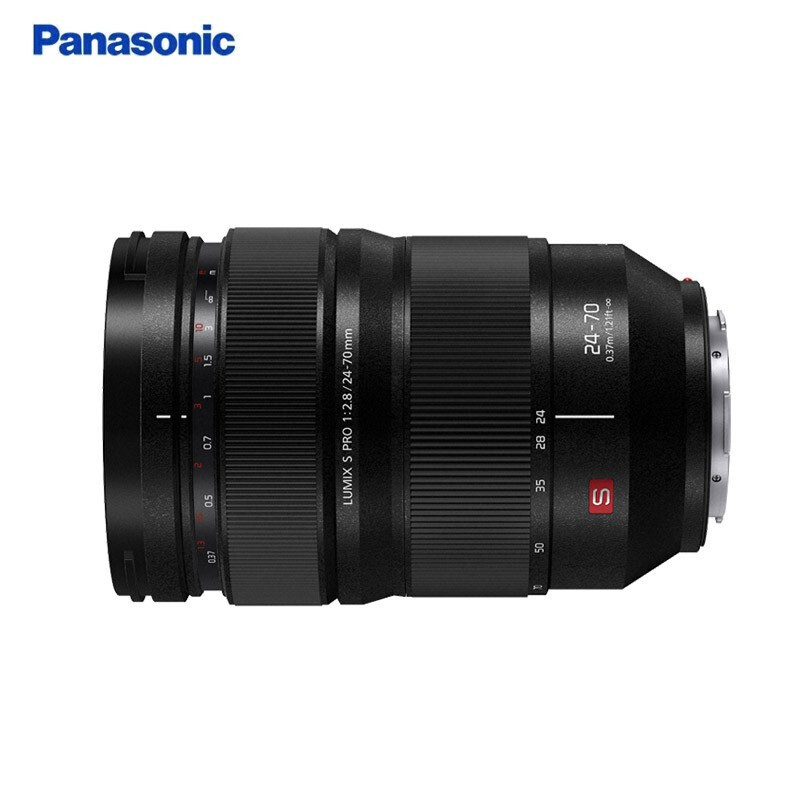 松下(Panasonic)24-70mm F2.8全画幅大光圈变焦镜头 L卡口 防尘/防溅 GD