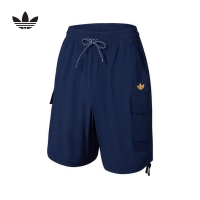 adidas阿迪达斯三叶草2024夏季款男子工装速干短裤五分裤 JI7235