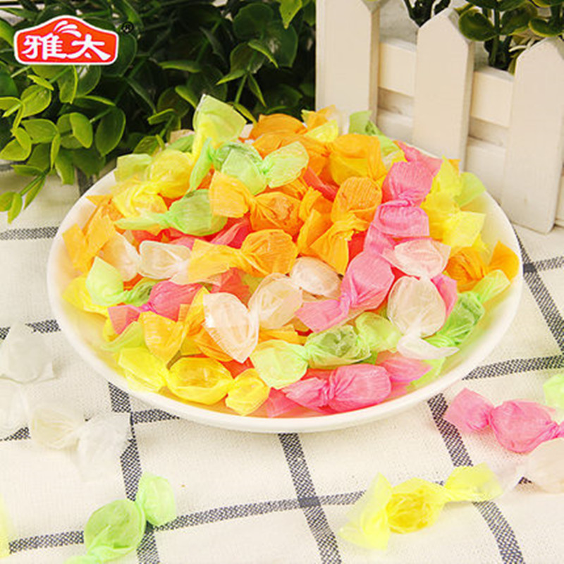 千纸鹤糖果散装水果糖招待硬糖创意荧光2500g