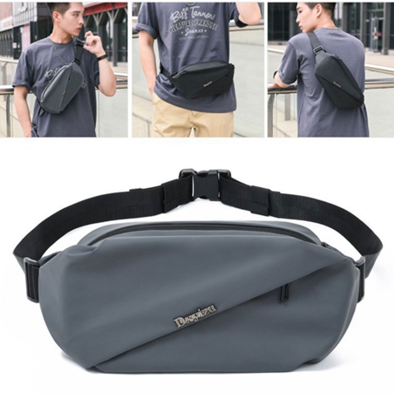 恒源祥腰包个性时尚男士休闲单肩斜挎包视频