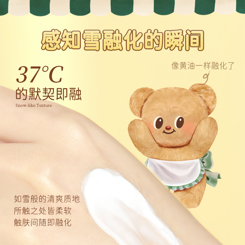 roopy 润培 黄油小熊(bear)系列 定制圣诞护手霜高清大图