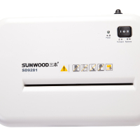 三木(SUNWOOD)SD9281碎纸机 大功率电动办公粉粹机2*10mm保密低音5~6张 14L
