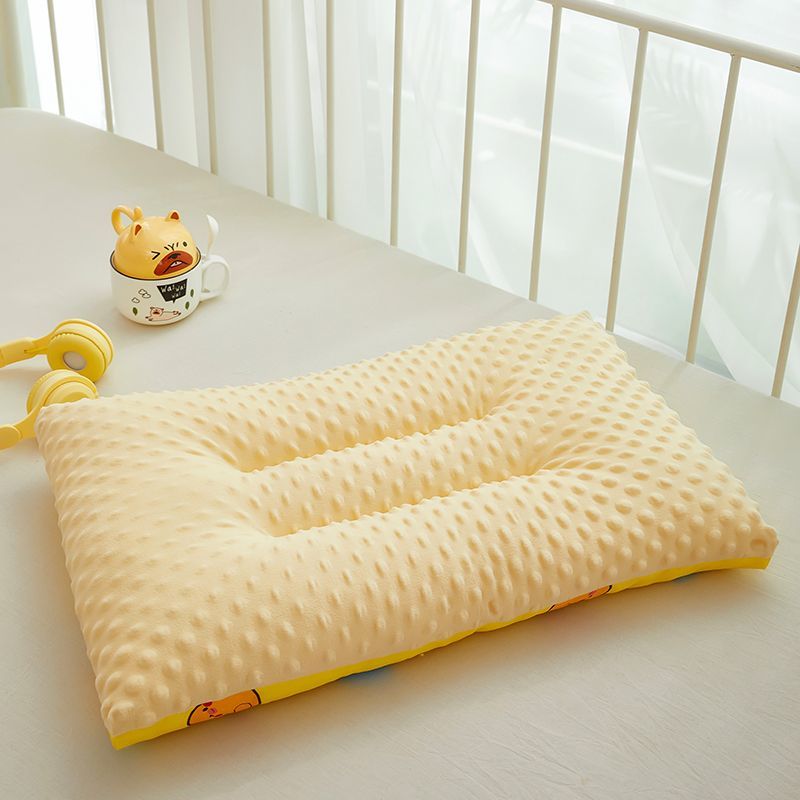 豆豆儿童枕头凉感丝枕芯1-12岁婴儿幼儿园小学生枕高清大图
