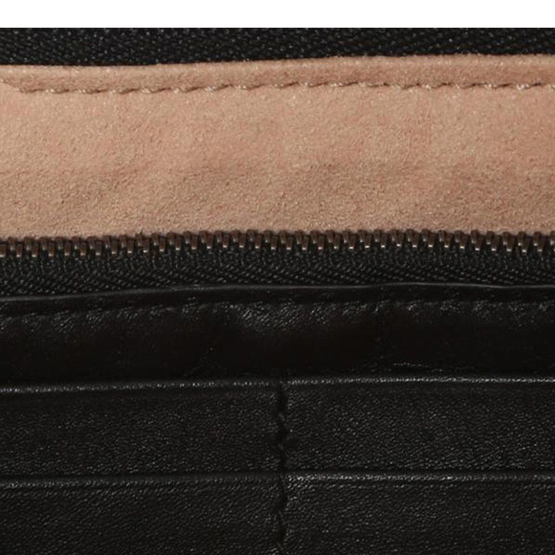 [畅享]GUCCI 古驰 女士皮革黑色单肩包斜挎包 443447-DRW1T-1000
