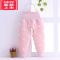 可莉允宝宝三层保暖开裆表里长裤子婴儿童0123岁无骨缝制高腰护肚裤保暖裤
