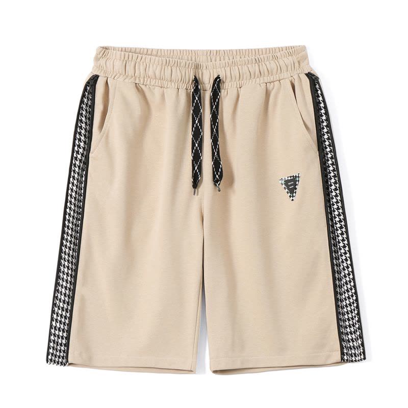 真维斯短裤男夏季抽绳侧开拉链休闲百搭宽松潮流帅气五分裤子男图片