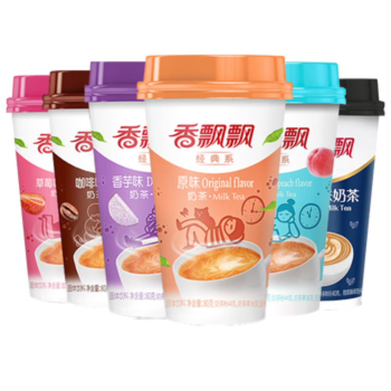 苏宁 香飘飘 奶茶 混合口味 80g*30杯/箱