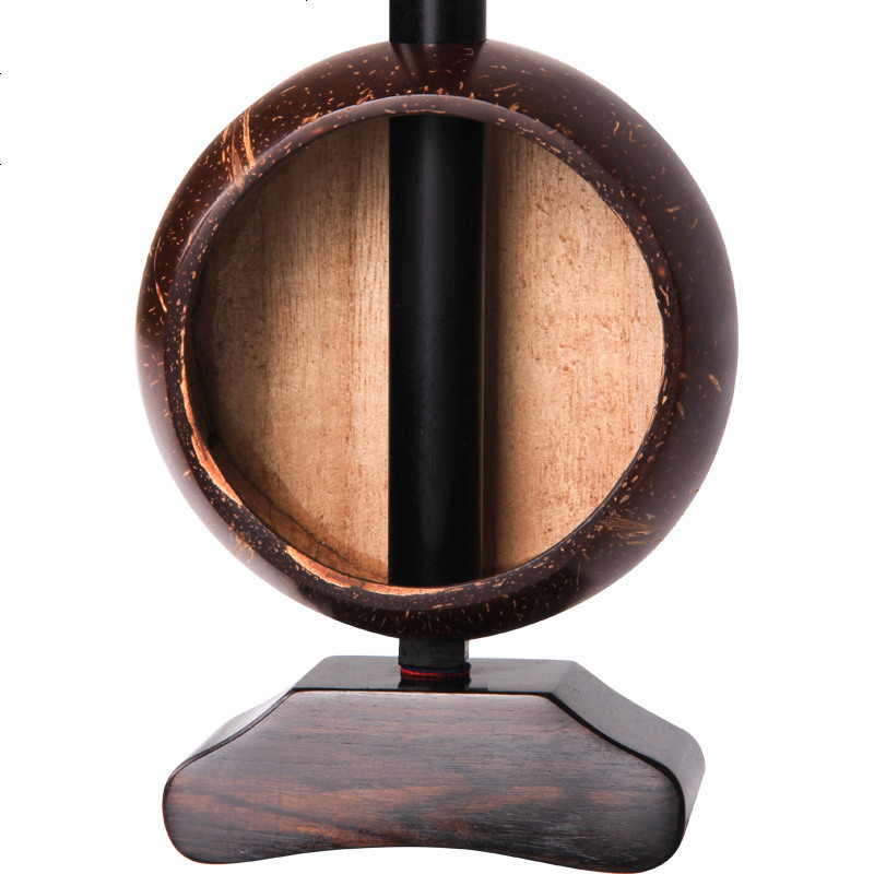 梵巢板胡黑檀木龙头豫剧歌剧秦腔高中音演奏bh07椰壳梧桐木面板