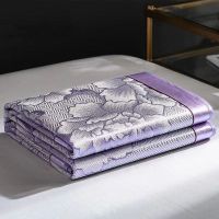 夏季凉席1.8m床1.5m可折叠冰丝席三件套0.6米0.9m宿舍学生草席子