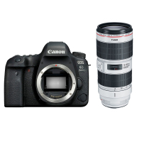 佳能(Canon) EOS 6D MARK II 专业级全画幅单反相机套机 (单机身+70-200mm F2.8L三代)