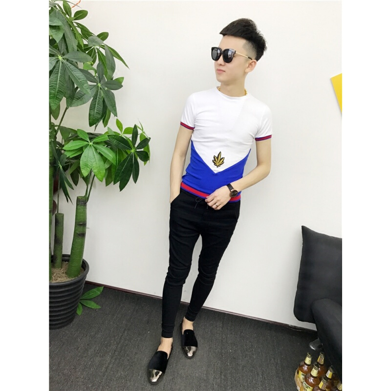 短袖T恤男小衫2018打底衫